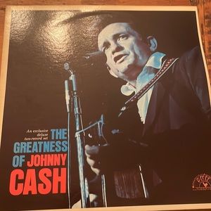 The Greatness of Johnny Cash Two Record Set (Vinyl)